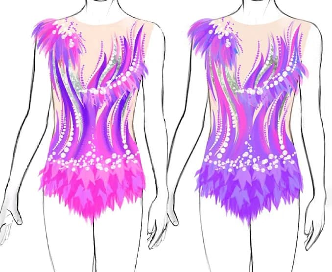 オーダーメイド新体操レオタードのイメージ | MASH Leotard